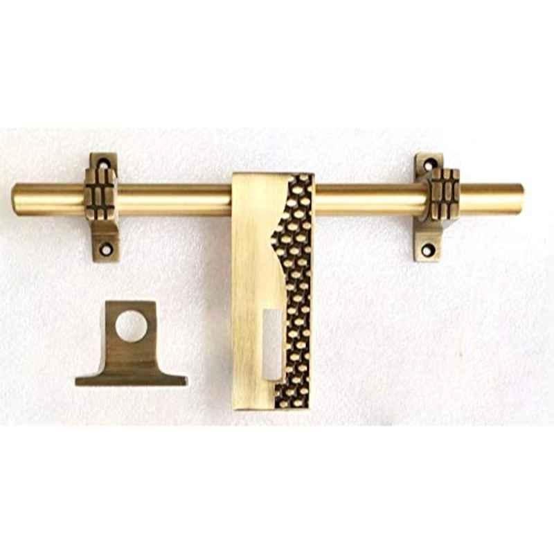 Jovial 10 inch 16mm Zinc Alloy Antique Brass Single Door Aldrop, Aldrop-1139