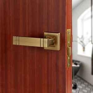 Voltizi Sierra Stainless Steel Matt Antique Finish Mortise Balcony Door Lock Set with Bolt Latch & Pull Handle