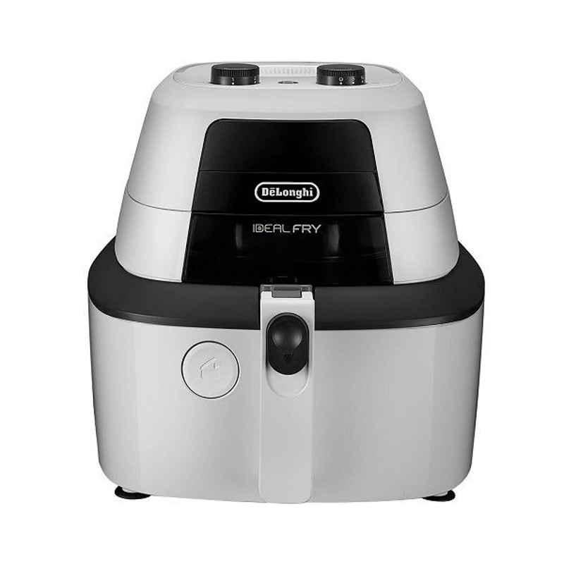 Delonghi 1400W 1.25kg White & Black Air Fryer, FH2133-W
