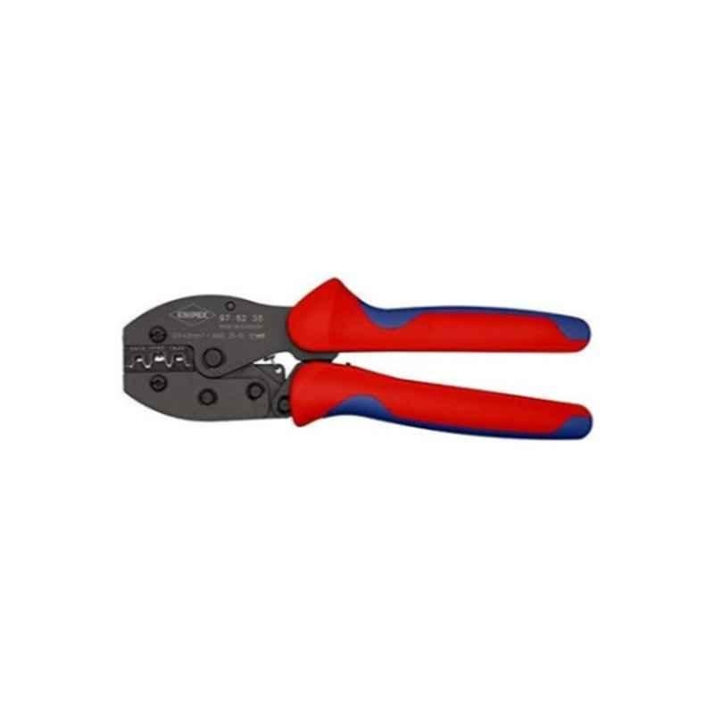 Knipex 227mm Plastic Red Tools Burnished Preci Force Crimping Plier, 975236
