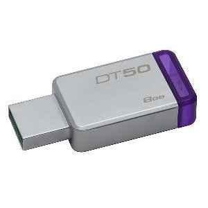 Kingston 8GB Purple Datatraveler 50 Usb 3.0 Flash Drive Dt50/8GBfr