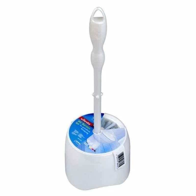 Vileda Eco Toilet Cleaning Brush, White,