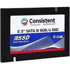 Consistent 512GB 2.5 inch SATA III 6GB/s Laptop Solid State Drive