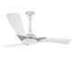 Luminous Raptor 350rpm 3 Blades chrome White Ceiling Fan, Sweep: 1200 mm