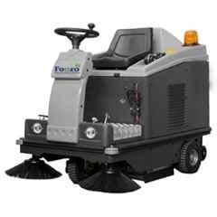 Fonzo 1.91kW 1300mm 115 Litre Ride On Collector Floor Sweeper with Accessories, SWIFLON RIDE-115