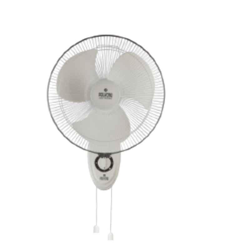 Polycab Thunderstorm 125W White Wall Fan, FWAHSST012P, Sweep: 400 mm