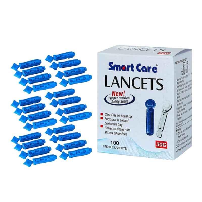 Smart Care GM05S 100 Pcs Round Lancet Needle Kit