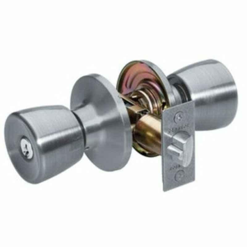 Master Lock 60-70mm Nickel Door Lock Knob, MLTUO0115