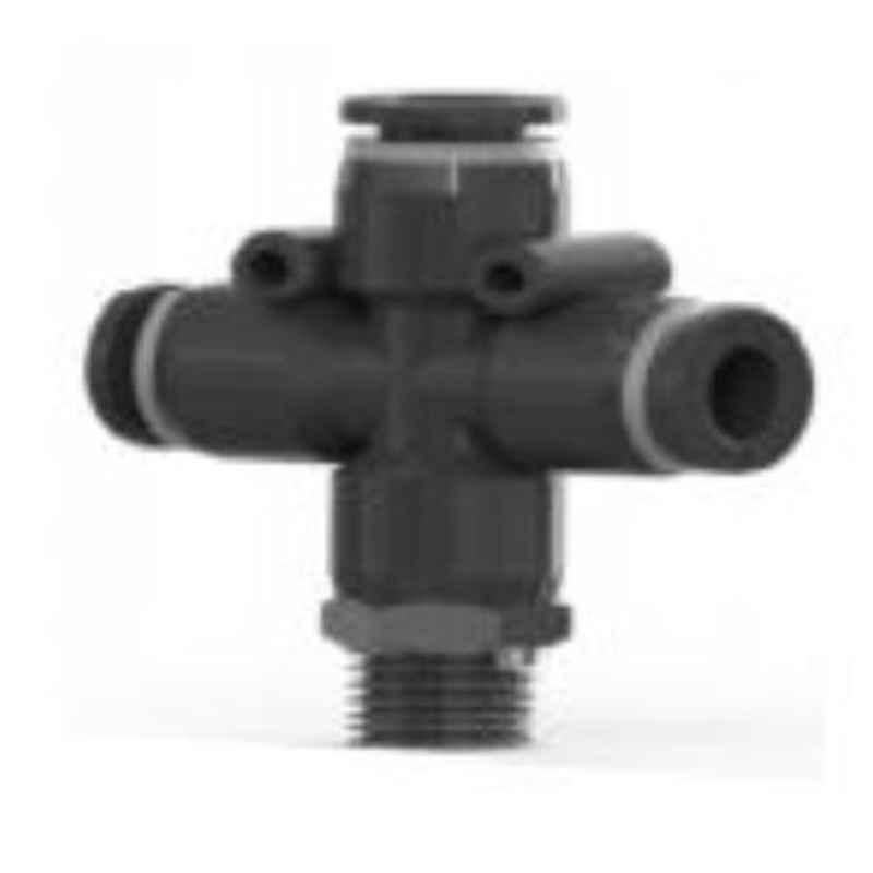 Spac 4mm 1 Thread EPZ Equal Cross Connector