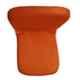 Sanushaa Eezysit Fabric & Mild Steel Orange Foldable Yoga Chair, S-146