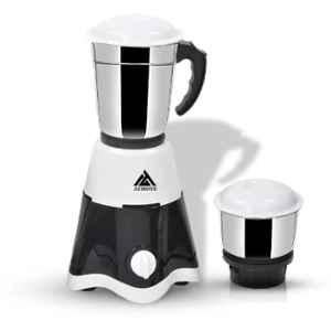 Athots Novak 550W ABS Black & White Copper Motor Mixer Grinder with 2 Jars