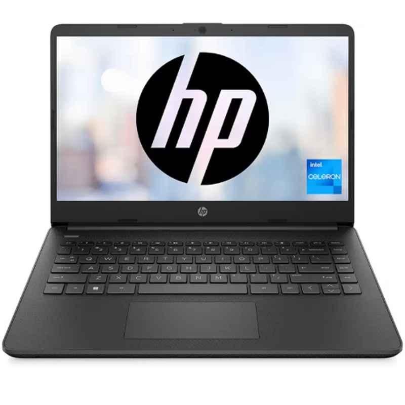 HP 14s Jet Black Laptop with Intel Celeron N4500/8GB/256GB SSD/Win 11 Home & 14 inch LED Display, 14S-DQ3032TU
