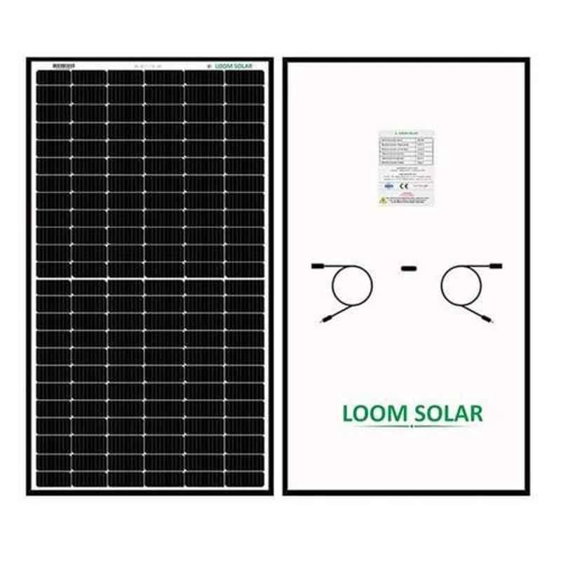 Loom Solar 440W 24V 144 Cells Mono PERC Shark Solar Panel, LS440W (Pack of 2)