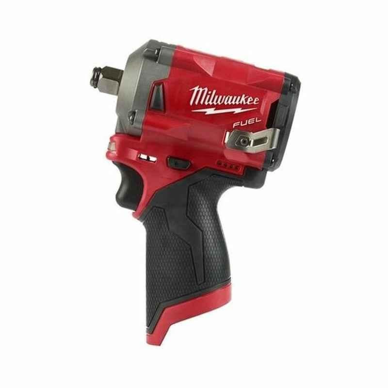 Milwaukee Cordless Impact Wrench With Friction Ring, M12FIWF12-0, Fuel, 1/2 inch, 12V