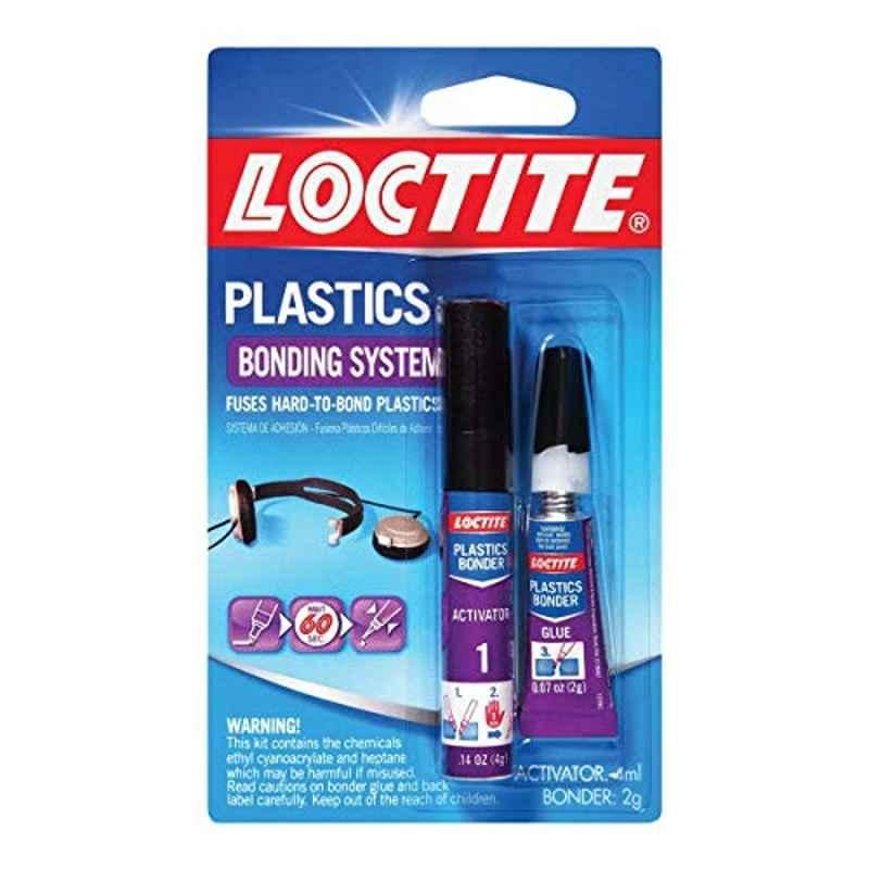 Loctite 2g Plastics Bonding System with 4ml Activator Set, 681925
