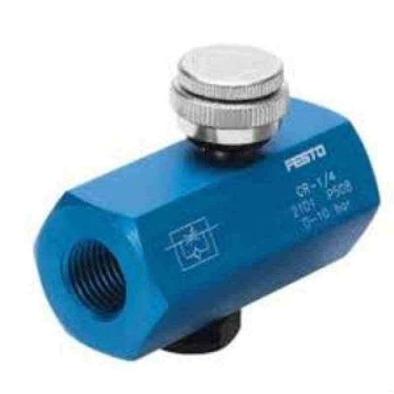 Festo (Flow rate 220 l/min) One-way flow control valve GR-1/8-B