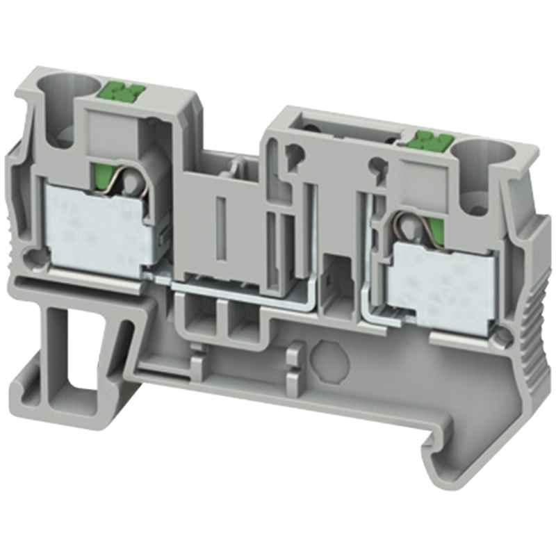 Schneider Linergy TR 56mm Grey Removable Carrier Disconnect Terminal Block, NSYTRP42TB (Set of 50)