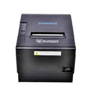 BluPrints UP 3 inch Auto Cutter USB + LAN POS Black Thermal Receipt Printer with 1 Year Warranty, Windows & Android Compatible