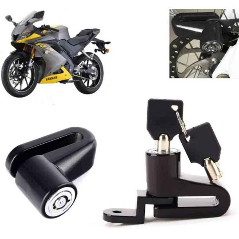 Auto Pearl Steel Heavy Duty Anti Theft Disc Brake Lock for YZ R15 V3 BS6, Lock_880