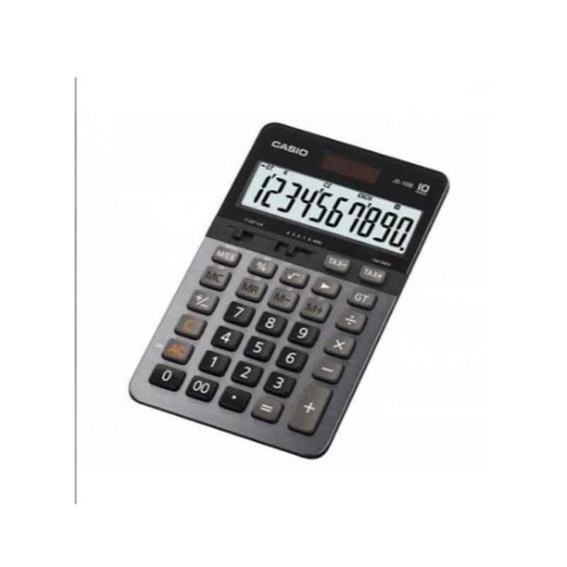 Casio JS-10B Black & Grey 10 Digit Office Calculator