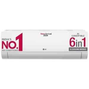 LG 1 Ton 6 in 1 Convertible 5 Star Inverter Split AC with Viraat Mode, TSNQ14ENZE