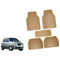 Buy Oshotto Anti Skid Rubber Car Tray Foot Mat for Hyundai Santro Xing Old  (Set of 5, Black) Online at Best Prices in India - JioMart.