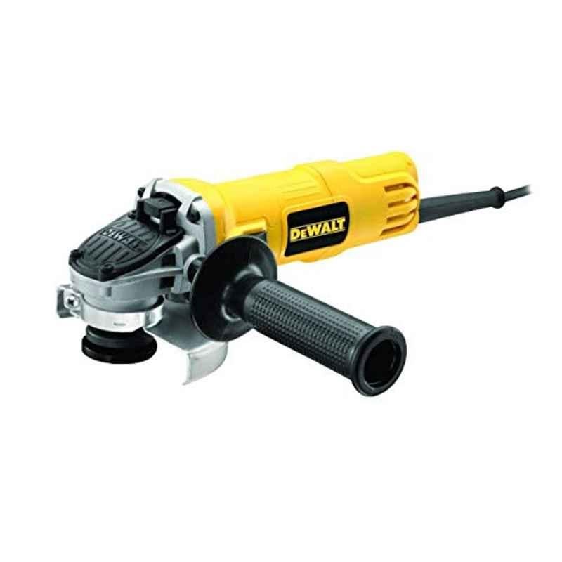 Dewalt 100mm, 800W, Toggle Switch, Angle Grinder, Yellow/Black, Dwe4001-B5, 3 Year Warranty
