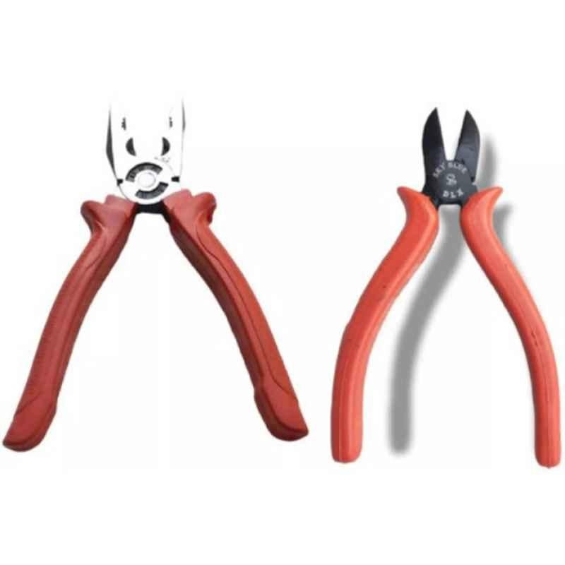 Sky Blue 2 Pcs 7.8 inch Lineman Plier Combo, SBE_PLIER_COMBO_MOD_00884