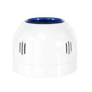 Gold Coast Ikon 6A Polycarbonate White & Blue Batten Holder, 2140-BL