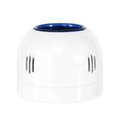Gold Coast Ikon 6A Polycarbonate White & Blue Batten Holder, 2140-BL