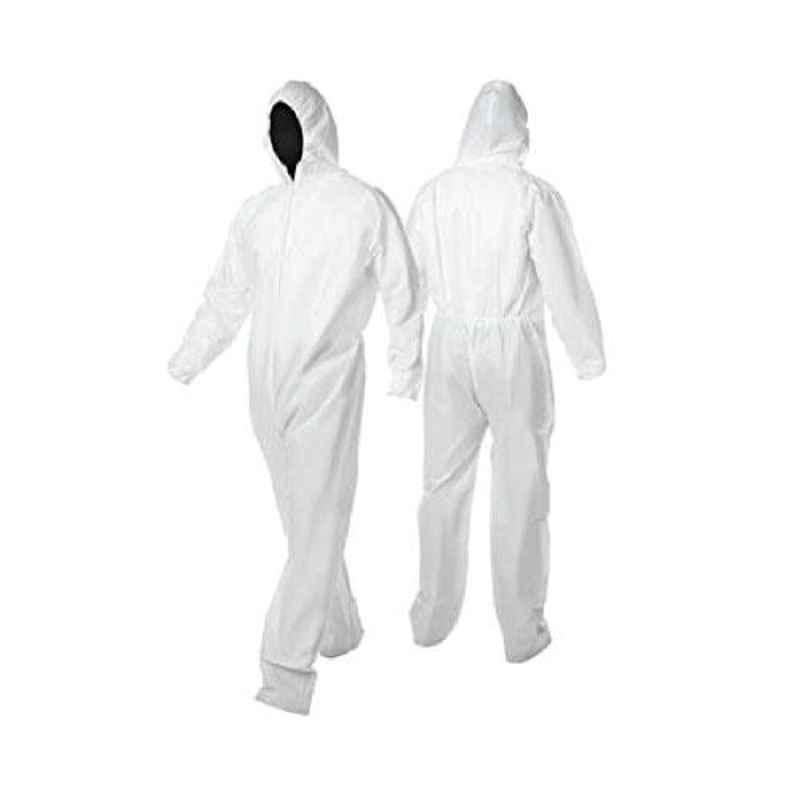 Bluekites 90 GSM White PPE Coverall Sterile Kit