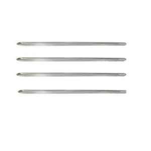 SureStrive 4 Pcs Stainless Steel Chrome Finish Anti Scratch Bumper Guard Set for Mahindra Marazzo All Model, SS_BP_113