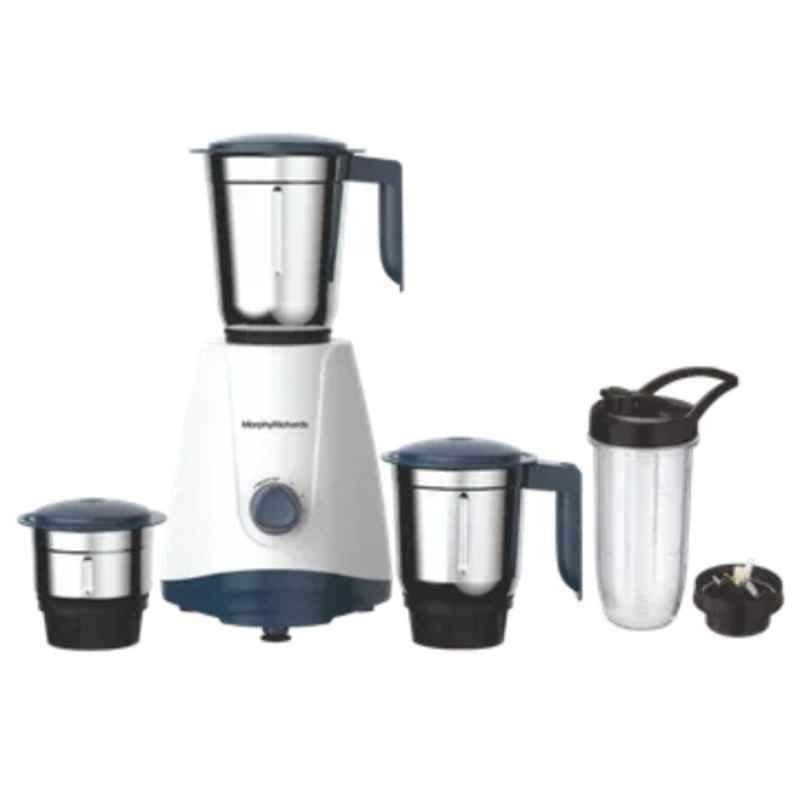 Morphy Richards Tresta Plus 500W White & Blue Mixer Grinder with 4 Jars & 2 Years Warranty, 640151