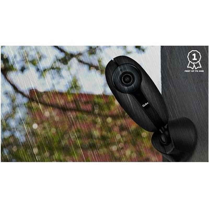 Qubo Smart Black Outdoor Security Wi-Fi Camera