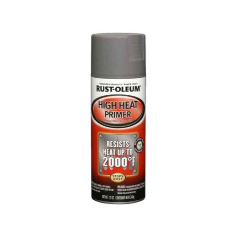 Rust-Oleum 12 Oz Gray High Heat Primer Spray, 10020100000000