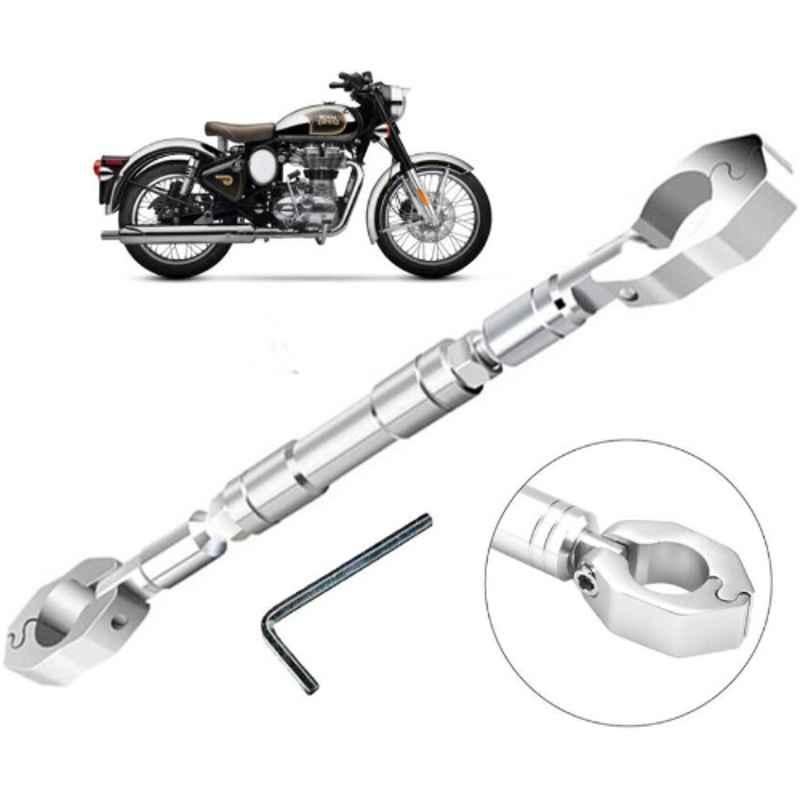 Auto Pearl Aluminium Multicolour Motorcycle Handlebar Middle Rod for Classic-Chrome
