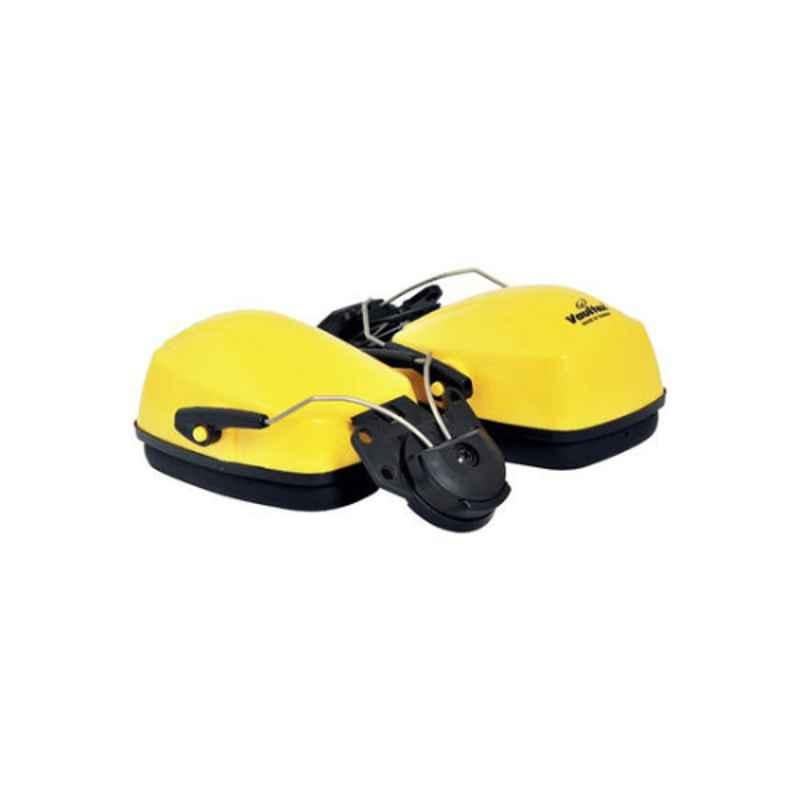 Vaultex 1 inch Yellow & Black Universal Helmet Safety Ear Muffs, 81.05856841.18 (Pack of 2)