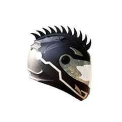 Autonity JB Racing Cuttable Rubber Mohawk Spikes for Helmets (Black)