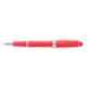 Cross Bailey Black Ink Coral Resin Finish Fountain Pen with 2 Pcs Black Pen Cartridges Set, AT0746-5FS
