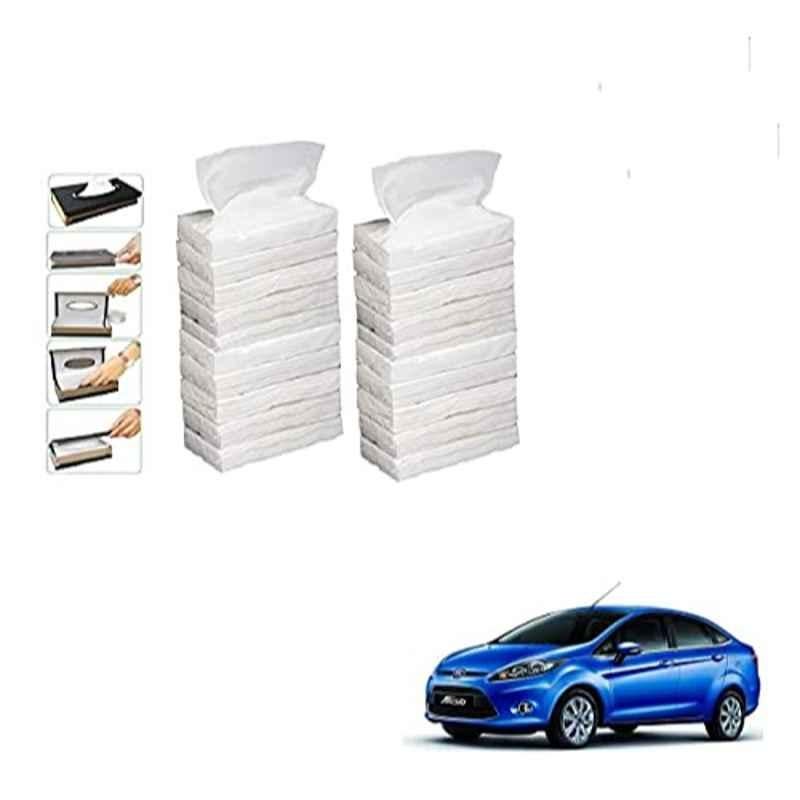 Kozdiko 100 Pulls Dispenser Box Refiller Tissue Paper with 200 Sheets for Ford Fiesta (Pack of 20)
