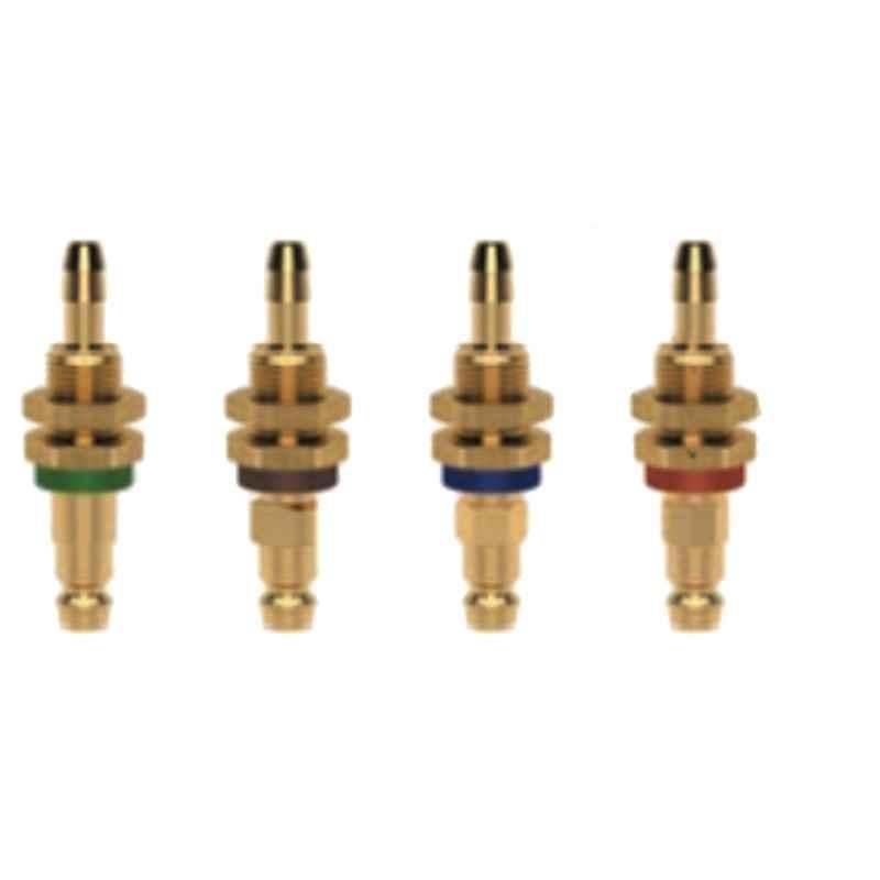 Ludecke ESMK6SSVR 6mm Single Shut Off Safety Quick Bulkhead Plug Connect Coupling