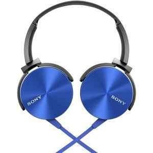 Sony On Ear Headphone Without Mic Blue Mdr Xb450