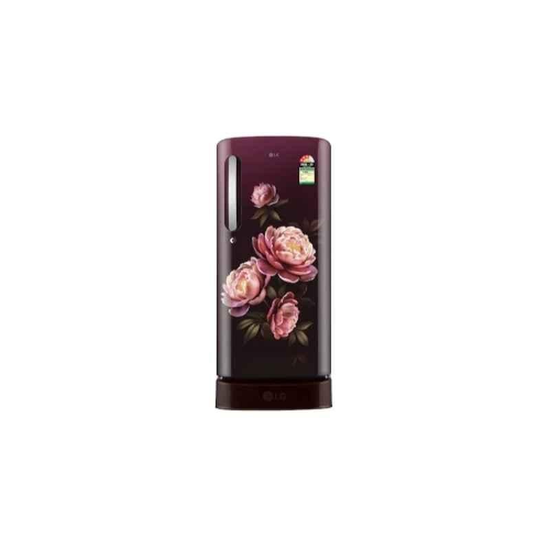 LG 185 Litre 3 Star Wine Glory Direct Cool Single Door Refrigerator, GLD1936YAWG.AWGZEBN