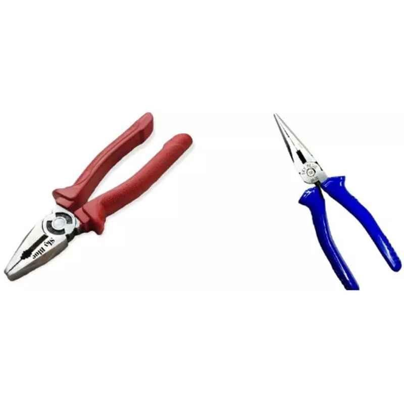 Sky Blue 2 Pcs 7.8 inch Groove Plier Combo, SBE_PLIER_COMBO_MOD_00493