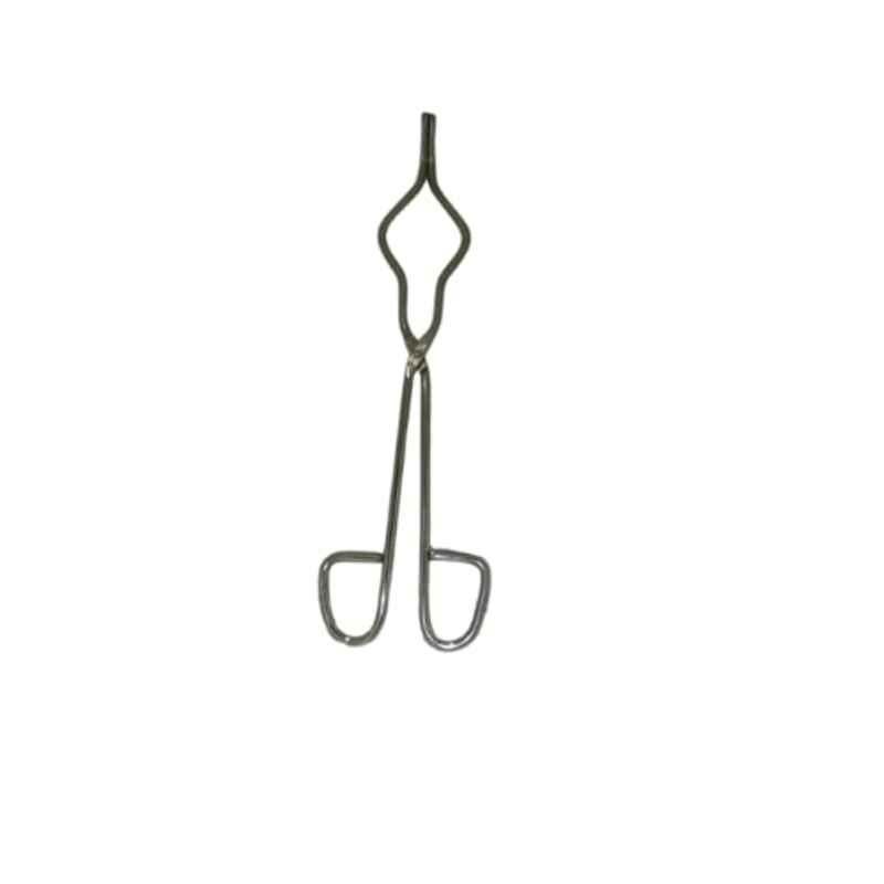 Rasayan 8 inch Stainless Steel Silver Crucible Tong, CT-8 INCH