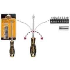 Ingco 12 Pcs Flexible Shaft Screwdriver Set, AKSDFL1208
