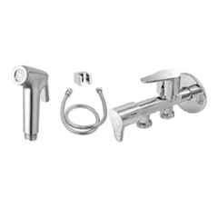 Fastgear ABS Silver Chrome Finish Health Faucet Set, FG2358