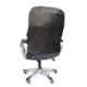 Caddy PU Leatherette Black Adjustable Office Chair with Back Support, DM 90