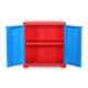 Cello Novelty 38.1x61x63.5cm Plastic Red & Blue Compact 2 Doors Cupboard
