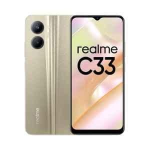 Realme C33 6.5 inch 4GB RAM/64GB Storage Sandy Gold Smartphone